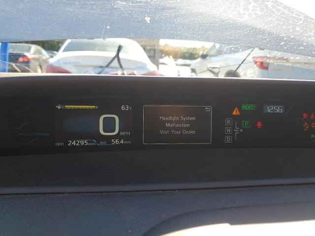 JTDKARFP1H3052973 - 2017 TOYOTA PRIUS PRIM ვერცხლისფერი ფოტო 9