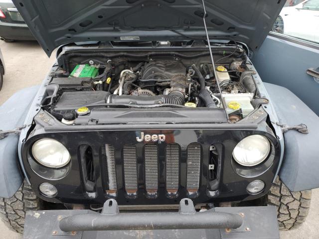 1C4BJWDG1EL311412 - 2014 JEEP WRANGLER U SPORT Gris photo 11