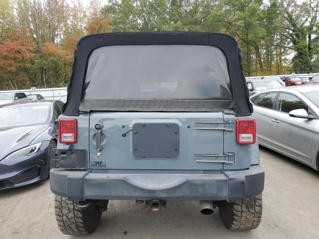 1C4BJWDG1EL311412 - 2014 JEEP WRANGLER U SPORT Gris photo 6