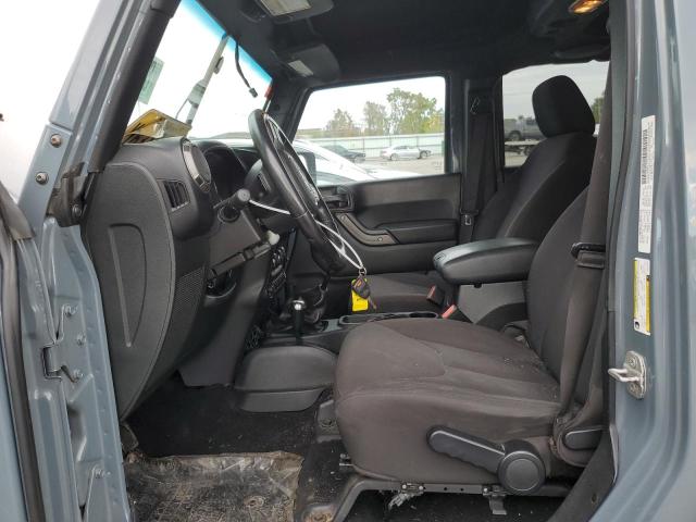 1C4BJWDG1EL311412 - 2014 JEEP WRANGLER U SPORT Gris photo 7