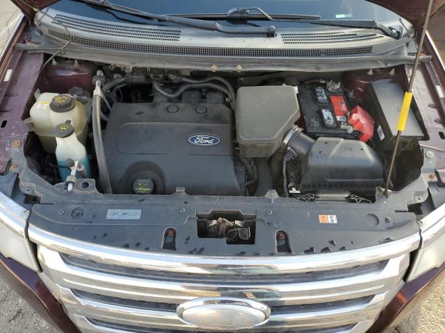 2FMDK3JC7BBB26942 - 2011 FORD EDGE SEL MAROON photo 12