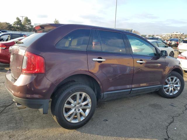 2FMDK3JC7BBB26942 - 2011 FORD EDGE SEL MAROON photo 3