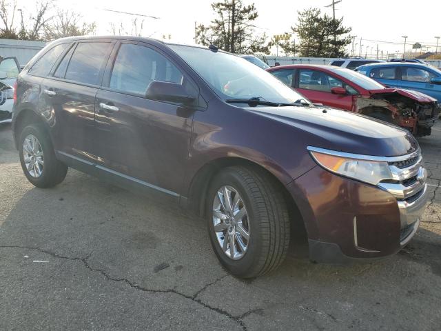 2FMDK3JC7BBB26942 - 2011 FORD EDGE SEL MAROON photo 4
