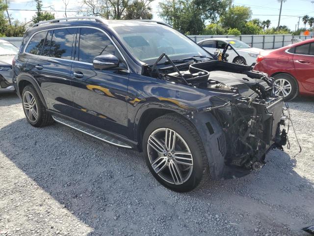 4JGFF5KE6MA456093 - 2021 MERCEDES-BENZ GLS 450 4MATIC BLUE photo 4