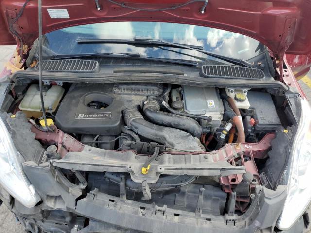 1FADP5BU9FL108107 - 2015 FORD C-MAX SEL RED photo 12