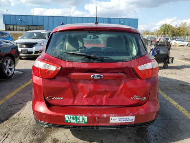 1FADP5BU9FL108107 - 2015 FORD C-MAX SEL RED photo 6