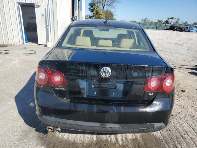 3VWRZ71K88M034098 - 2008 VOLK JETTA SE შავი ფოტო 6
