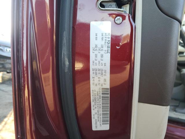 2C4RC1BG9HR752103 - 2017 CHRYSLER PACIFICA TOURING L BURGUNDY photo 13