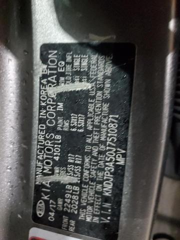 KNDJP3A50J7510871 - 2018 KIA SOUL + GRAY photo 12