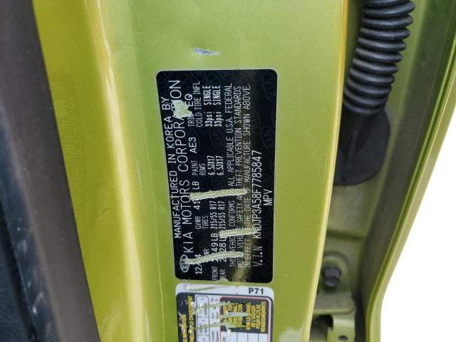 KNDJP3A58F7785847 - 2015 KIA SOUL + GREEN photo 12