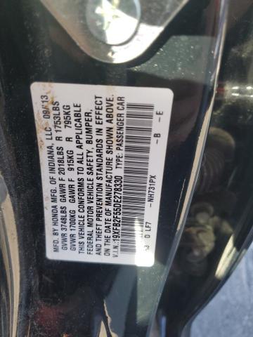 19XFB2F55DE278330 - 2013 HONDA CIVIC LX შავი ფოტო 12