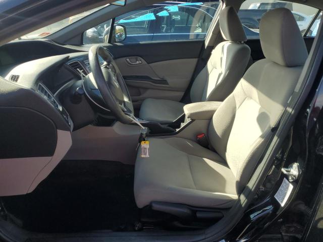 19XFB2F55DE278330 - 2013 HONDA CIVIC LX შავი ფოტო 7