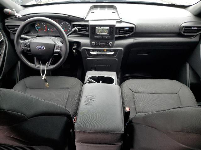 1FM5K8AW4LGB85761 - 2020 FORD EXPLORER POLICE INTERCEPTOR Czarny zdjęcie 8