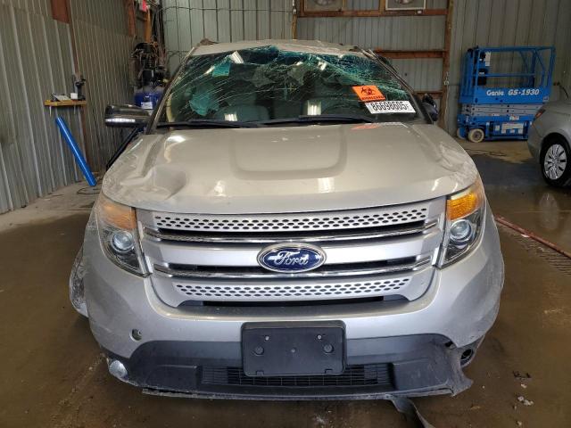 1FM5K7D8XEGA43134 - 2014 FORD EXPLORER XLT ვერცხლისფერი ფოტო 5