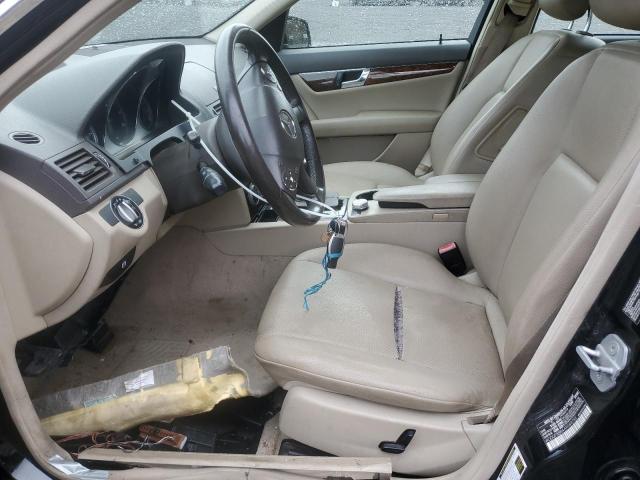 WDDGF8BB4AR088788 - 2010 MERCEDES-BENZ C 300 4MATIC BLACK photo 7