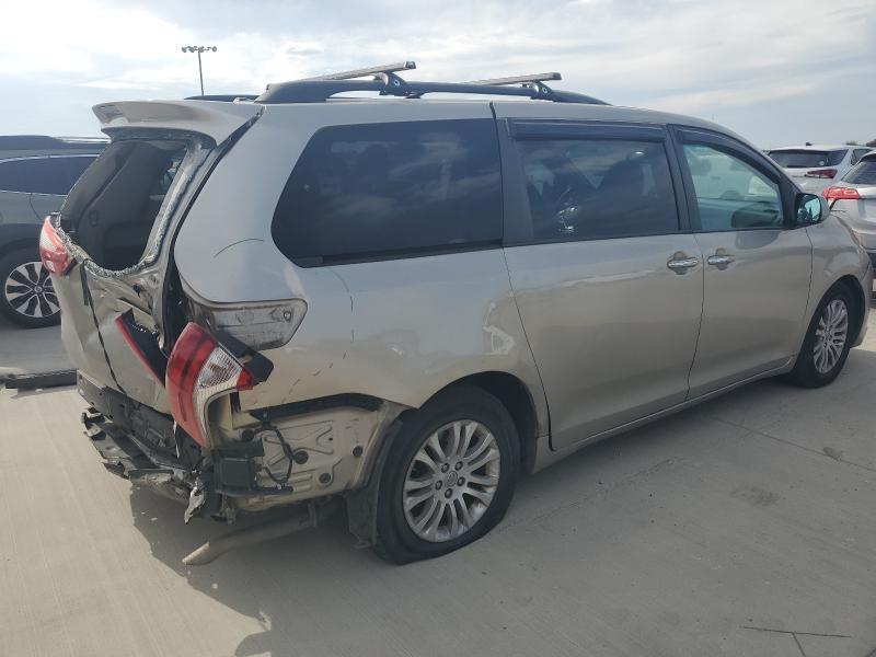 5TDYK3DC6GS712698 - 2016 TOYOTA SIENNA XLE GOLD photo 3