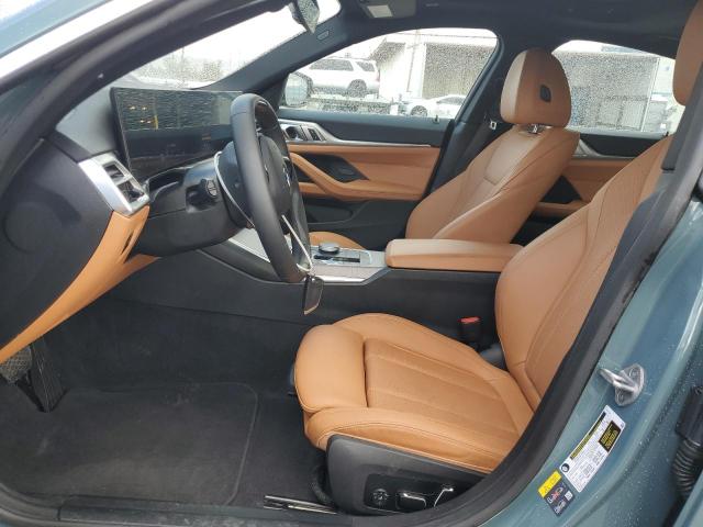 WBY23HD01SFU78144 - 2025 BMW I4 EDRIVE 40 GRAY photo 7