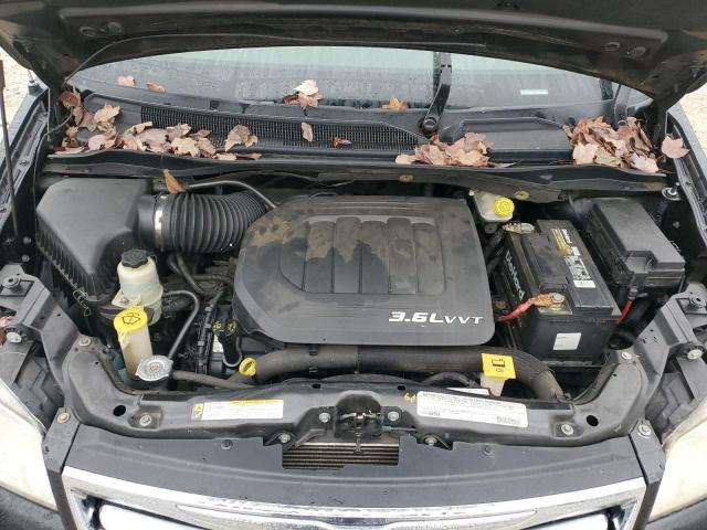 2C4RC1CG9CR144413 - 2012 CHRYSLER TOWN & COU TOURING L BLACK photo 12