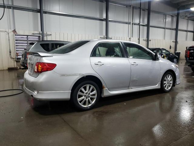 1NXBU40E49Z052569 - 2009 TOYOTA COROLLA BASE 银色 照片 3