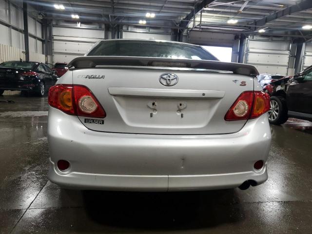 1NXBU40E49Z052569 - 2009 TOYOTA COROLLA BASE 银色 照片 6