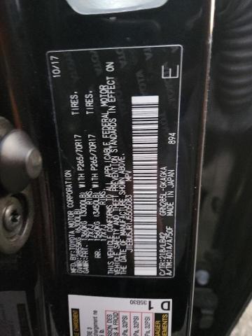 JTEBU5JR1J5505083 - 2018 TOYOTA 4RUNNER SR5/SR5 PREMIUM أسود صورة 13