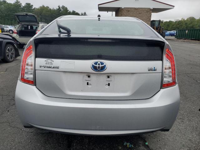JTDKN3DU1C5500751 - 2012 TOYOTA PRIUS 银色 照片 6