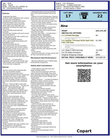 JTEZU5JR4G5138204 - 2016 TOYOTA 4RUNNER SR5 Kırmızı fotoğraf 10