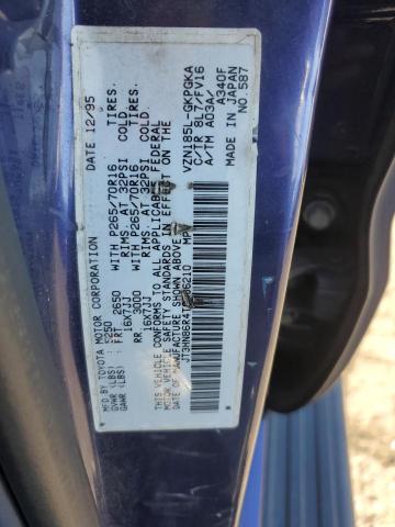 JT3HN86R4T0006210 - 1996 TOYOTA 4RUNNER SR5 BLUE photo 12