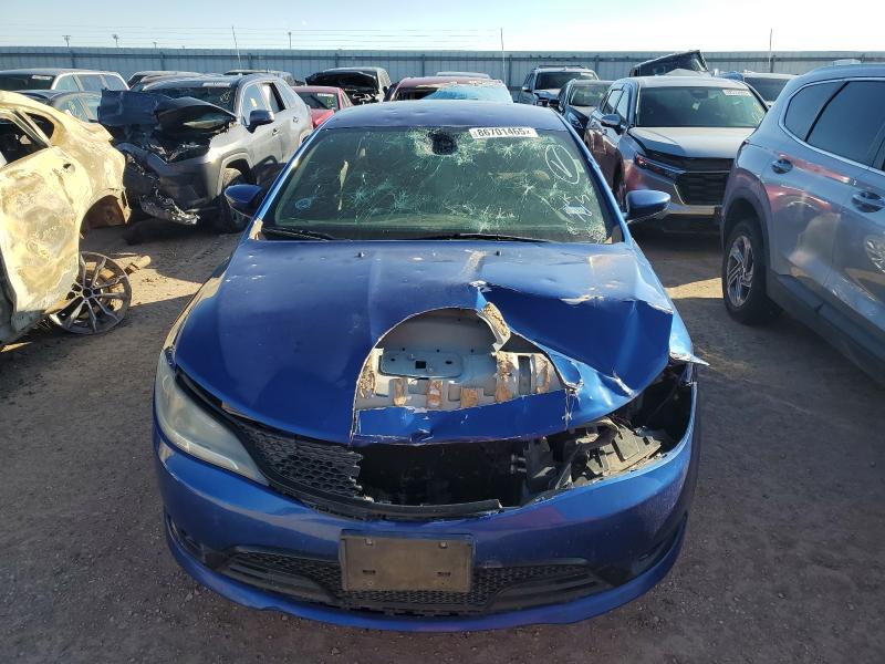 1C3CCCBB5FN693104 - 2015 CHRYSLER 200 S BLUE photo 5