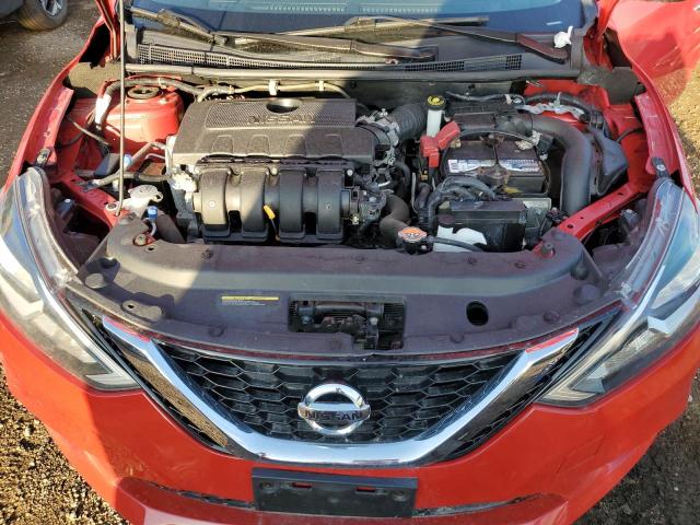 3N1AB7APXJY231002 - 2018 NISSAN SENTRA S Կարմիր լուսանկար 11
