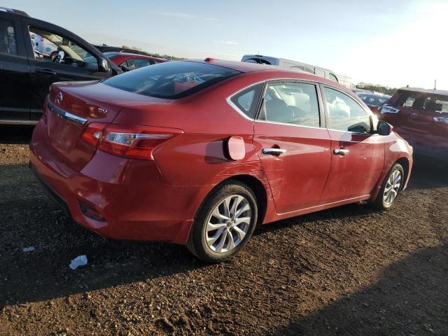 3N1AB7APXJY231002 - 2018 NISSAN SENTRA S Կարմիր լուսանկար 3