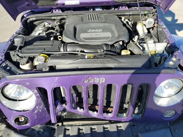 1C4HJWEGXJL900798 - 2018 JEEP WRANGLER U SAHARA Մանուշակագույն լուսանկար 11