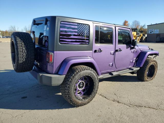 1C4HJWEGXJL900798 - 2018 JEEP WRANGLER U SAHARA Մանուշակագույն լուսանկար 3