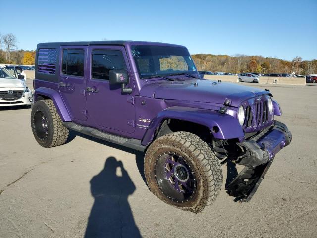 1C4HJWEGXJL900798 - 2018 JEEP WRANGLER U SAHARA Մանուշակագույն լուսանկար 4