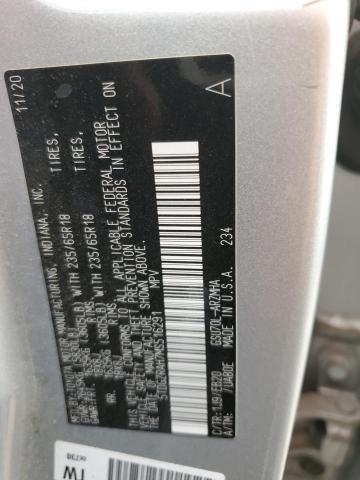 5TDGZRAH7MS516291 - 2021 TOYOTA HIGHLANDER XLE SILVER photo 13