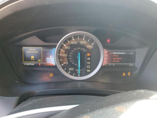 1FMHK8F80BGA72332 - 2011 FORD EXPLORER LIMITED Արծաթագույն լուսանկար 9