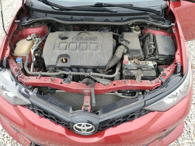JTNKARJE7JJ553059 - 2018 TOYOTA COROLLA IM Կարմիր լուսանկար 11