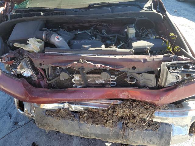 5TBBT54187S452908 - 2007 TOYOTA TUNDRA DOUBLE CAB SR5 RED photo 11