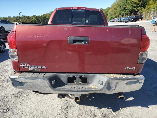 5TBBT54187S452908 - 2007 TOYOTA TUNDRA DOUBLE CAB SR5 RED photo 6