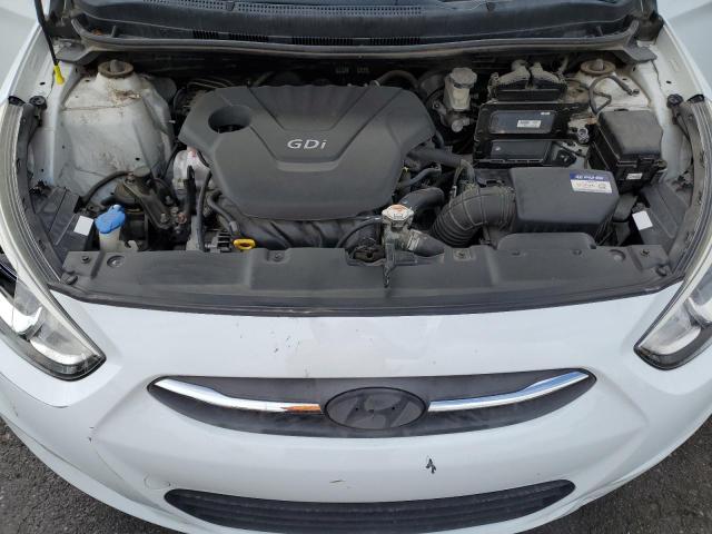 KMHCT4AEXGU110851 - 2016 HYUNDAI ACCENT SE WHITE photo 11