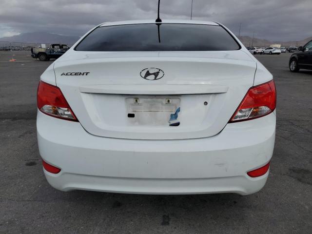 KMHCT4AEXGU110851 - 2016 HYUNDAI ACCENT SE WHITE photo 6