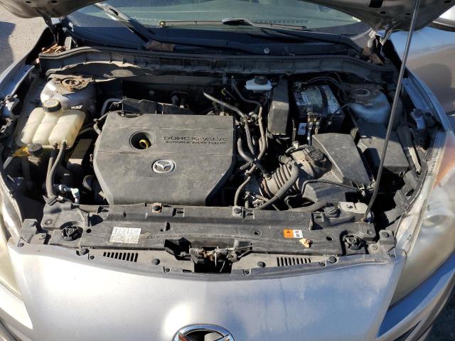 JM1BL1VFXB1900372 - 2011 MAZDA 3 I GRAY photo 11