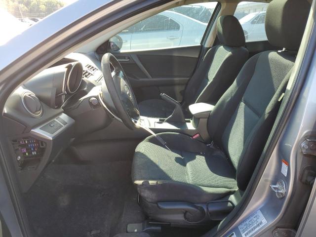 JM1BL1VFXB1900372 - 2011 MAZDA 3 I GRAY photo 7