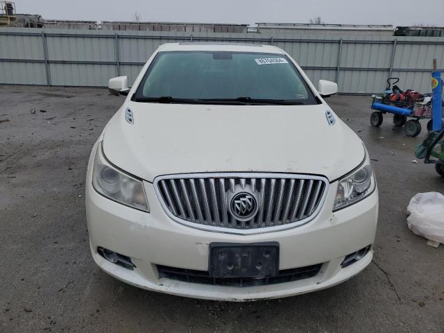 1G4GE5EV1AF304790 - 2010 BUICK LACROSSE CXS WHITE photo 5