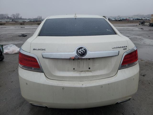 1G4GE5EV1AF304790 - 2010 BUICK LACROSSE CXS WHITE photo 6