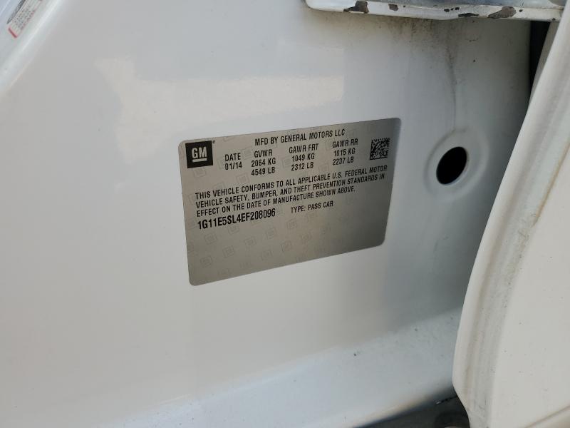 1G11E5SL4EF208096 - 2014 CHEVROLET MALIBU 2LT WHITE photo 13