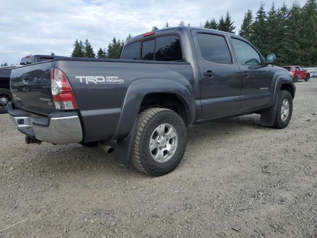 3TMJU4GN4CM126140 - 2012 TOYOTA TACOMA DOUBLE CAB PRERUNNER GRAY photo 3