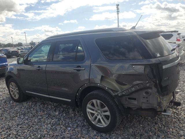 1FM5K8D81JGC82328 - 2018 FORD EXPLORER XLT Gris foto 2