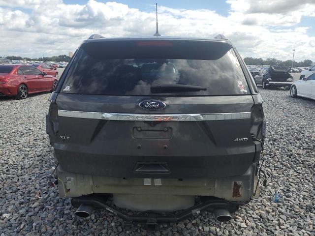 1FM5K8D81JGC82328 - 2018 FORD EXPLORER XLT Gris foto 6