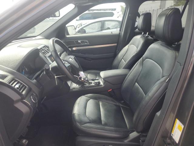 1FM5K8D81JGC82328 - 2018 FORD EXPLORER XLT Gris foto 7